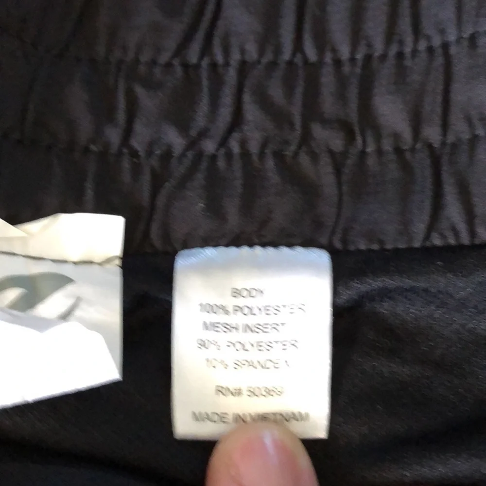 Energy Zone black fully lined running shorts in size 2X